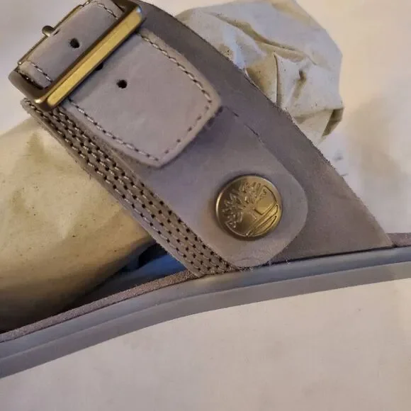 Amputee. Timberland Gray and White Wedge Sandal Size 8.5 - left shoe only. - Picture 3 of 10